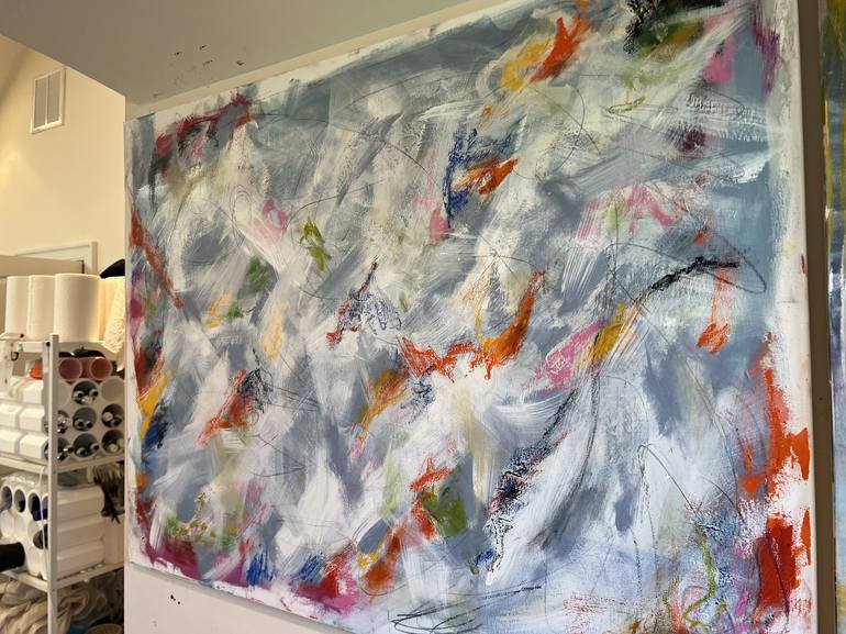 Original Abstract Expressionism Abstract Painting by Lynn MacDonald