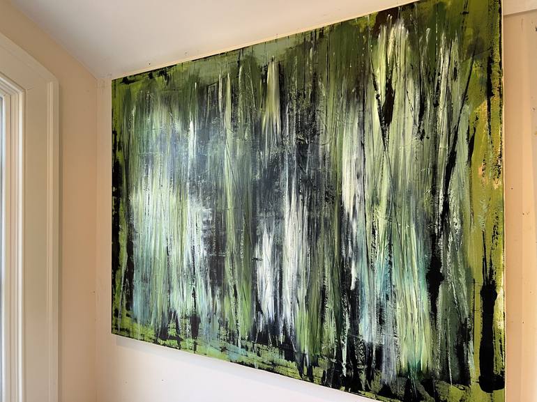 Original Abstract Expressionism Abstract Painting by Lynn MacDonald