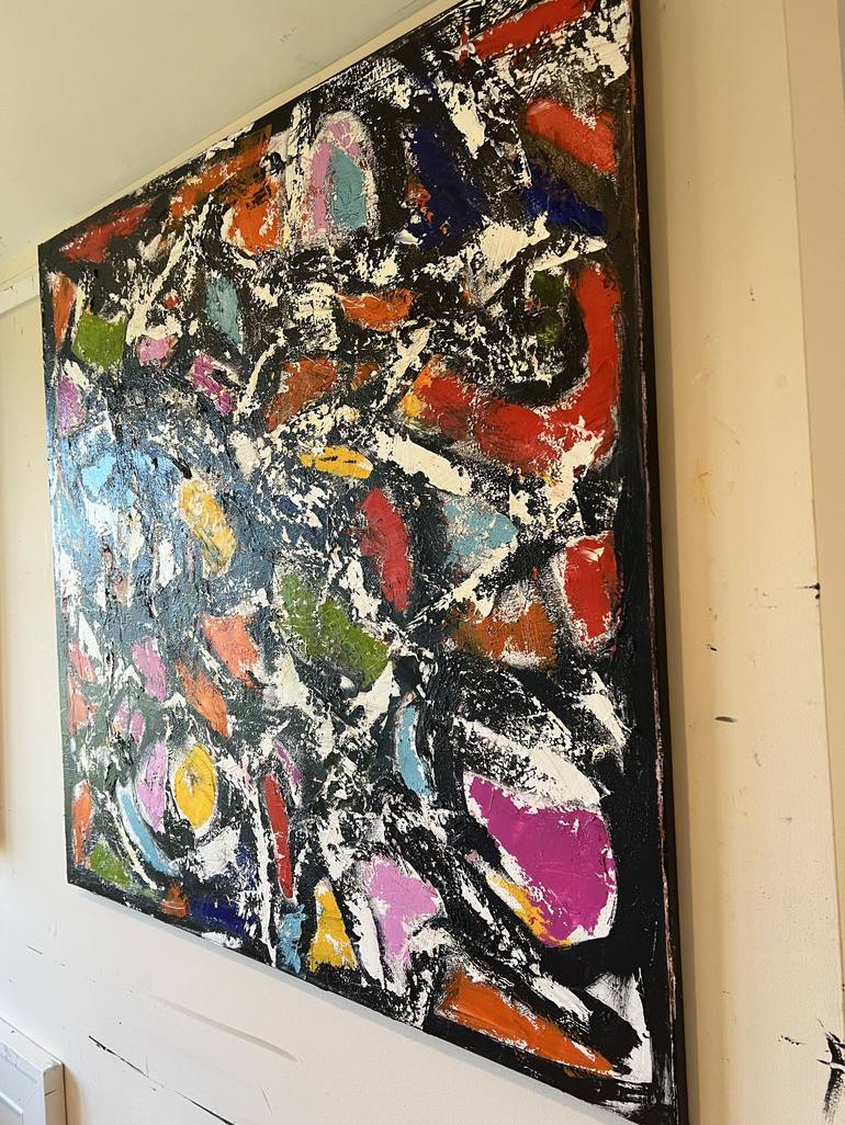 Original Modernism Abstract Painting by Lynn MacDonald