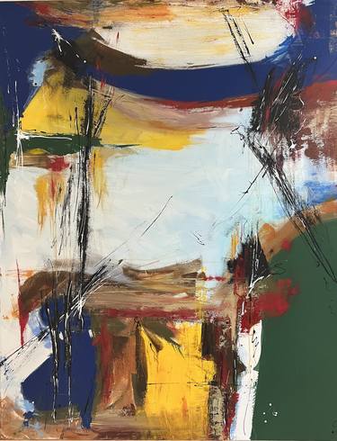 Original Color Field Painting Abstract Painting by Lynn Macdonald