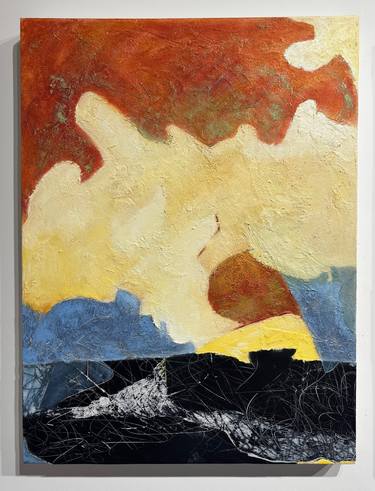 Original Abstract Expressionism Abstract Painting by Karleen Loughran