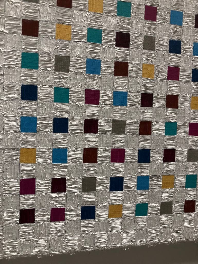 Original Minimalism Abstract Painting by Herman Van De Poll