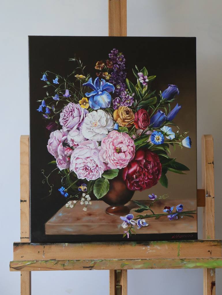 Original Realism Botanic Painting by Natalia Shaykina