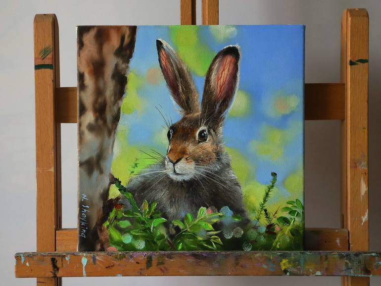 Original Contemporary Animal Painting by Natalia Shaykina