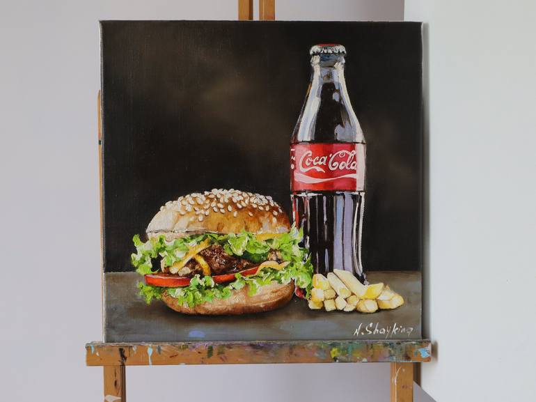 Original Realism Food & Drink Painting by Natalia Shaykina