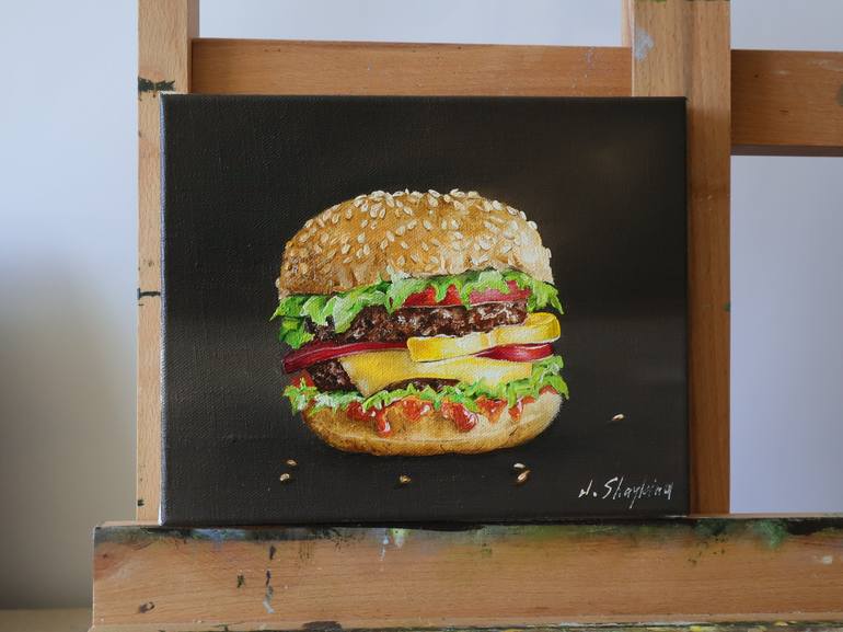 Original Realism Food Painting by Natalia Shaykina