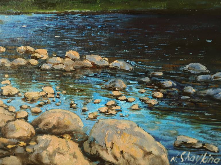 Original Impressionism Landscape Painting by Natalia Shaykina