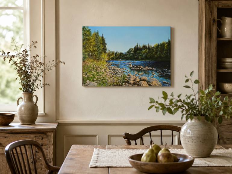 Original Impressionism Landscape Painting by Natalia Shaykina