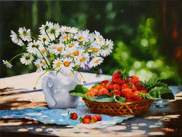 Original Photorealism Still Life Paintings by Natalia Shaykina