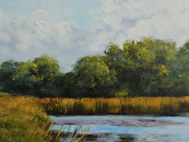 Original Contemporary Boat Painting by Natalia Shaykina