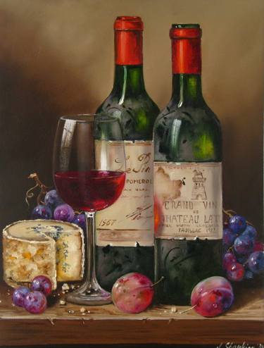 Original Contemporary Food & Drink Paintings by Natalia Shaykina