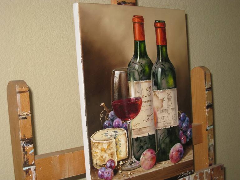 Original Contemporary Food & Drink Painting by Natalia Shaykina