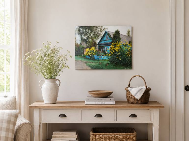 Original Contemporary Rural Life Painting by Natalia Shaykina
