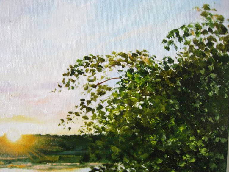 Original Other Sunset Painting by Natalia Shaykina