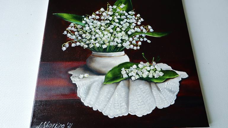Original Contemporary Floral Painting by Natalia Shaykina