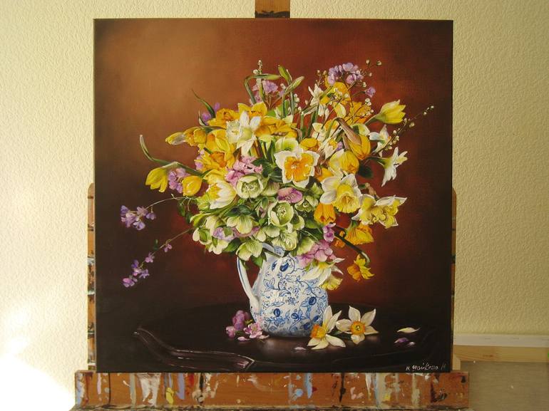 Original Still Life Painting by Natalia Shaykina