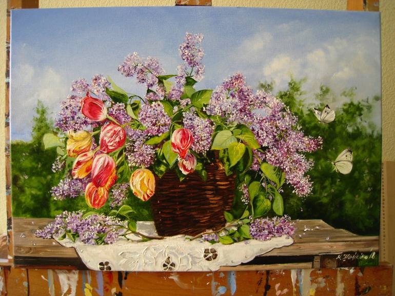 Original Still Life Painting by Natalia Shaykina