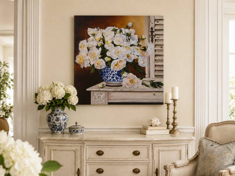 Original Contemporary Floral Painting by Natalia Shaykina