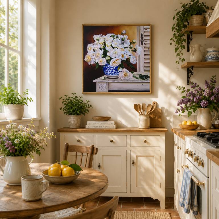 Original Contemporary Floral Painting by Natalia Shaykina