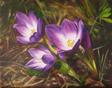Original Realism Floral Paintings by Natalia Shaykina