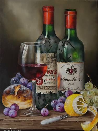 Original Photorealism Food & Drink Paintings by Natalia Shaykina