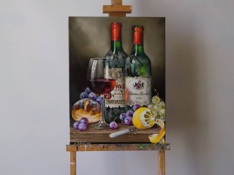 Original Contemporary Food & Drink Painting by Natalia Shaykina