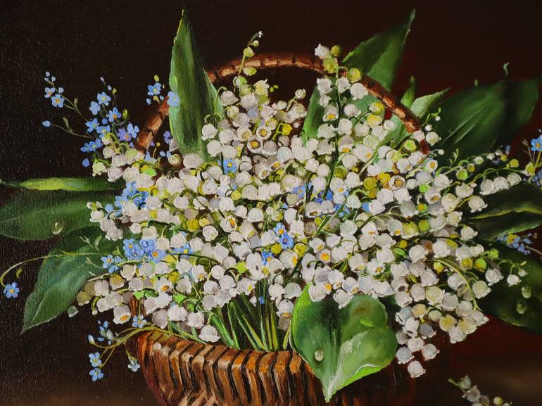 Original Realism Floral Painting by Natalia Shaykina