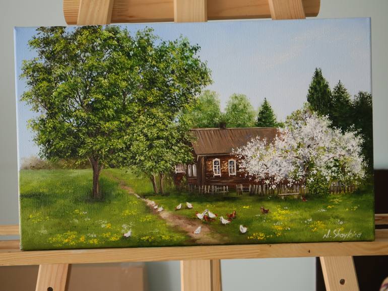 Original Contemporary Landscape Painting by Natalia Shaykina