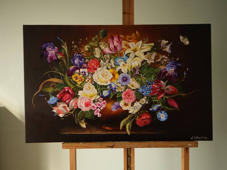 Original Realism Still Life Painting by Natalia Shaykina