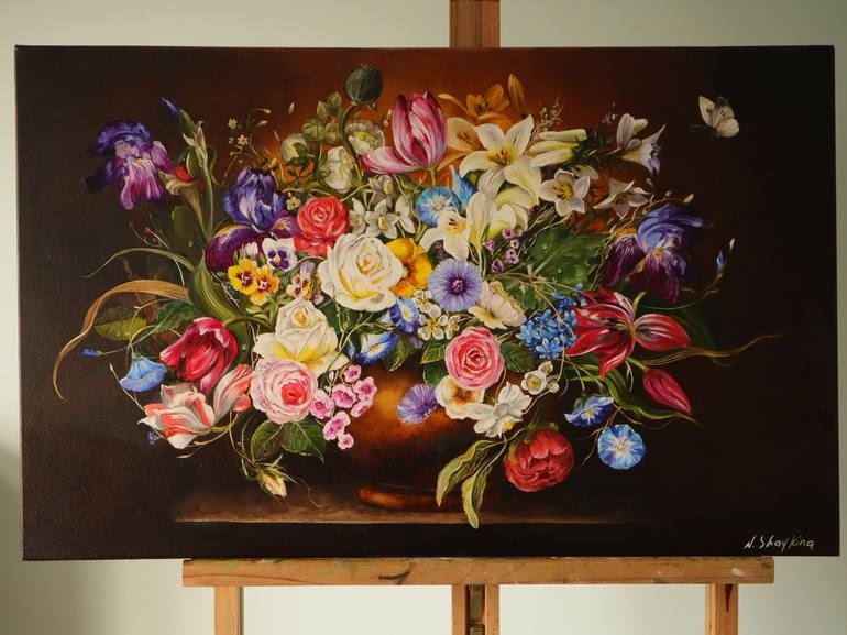 Original Realism Still Life Painting by Natalia Shaykina