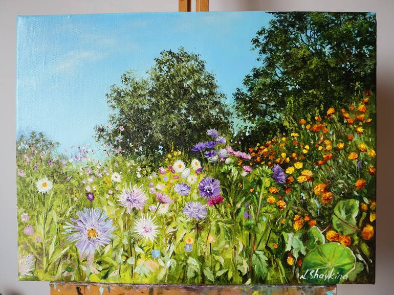 Original Impressionism Landscape Painting by Natalia Shaykina