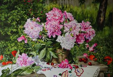 Original Impressionism Floral Paintings by Natalia Shaykina