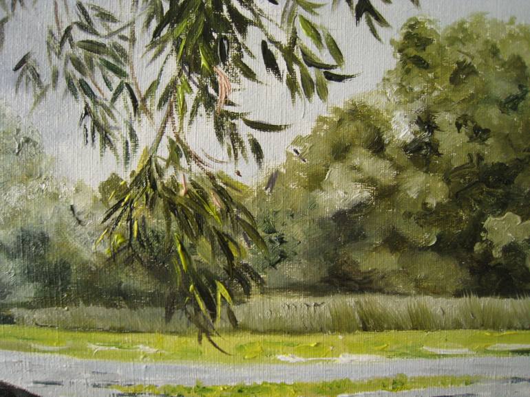 Original Realism Rural Life Painting by Natalia Shaykina