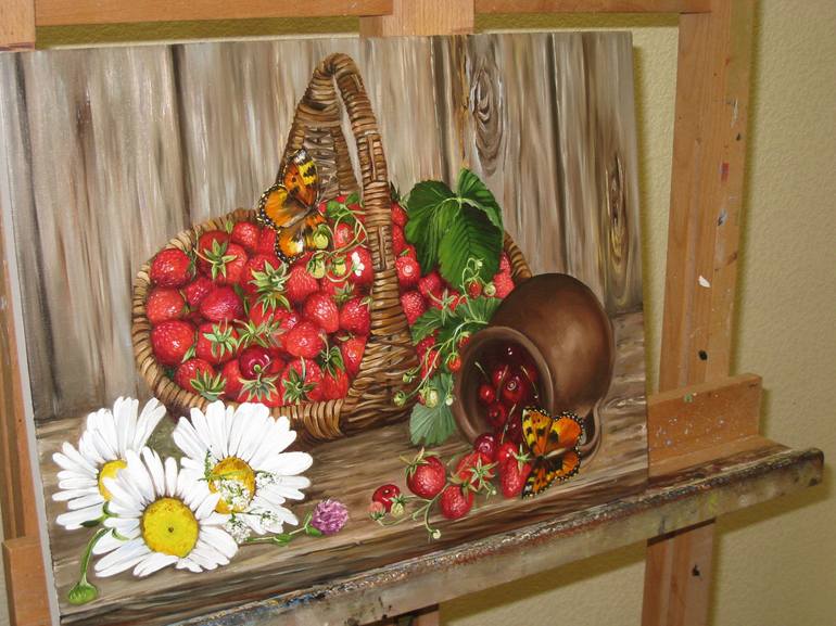 Original Realism Still Life Painting by Natalia Shaykina