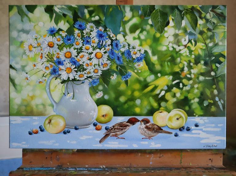 Original Realism Still Life Painting by Natalia Shaykina