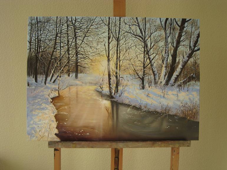 Original Realism Landscape Painting by Natalia Shaykina