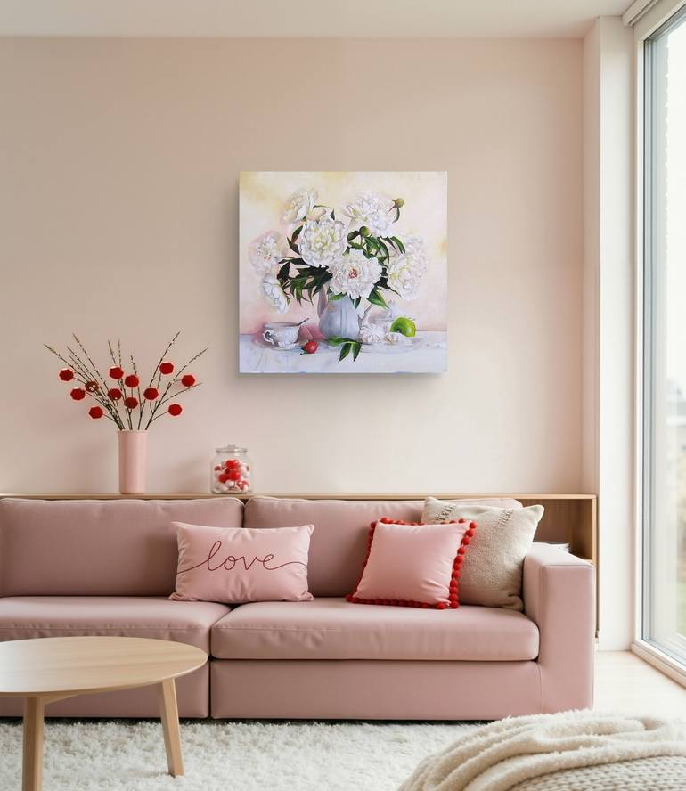 Original Impressionism Still Life Painting by Natalia Shaykina