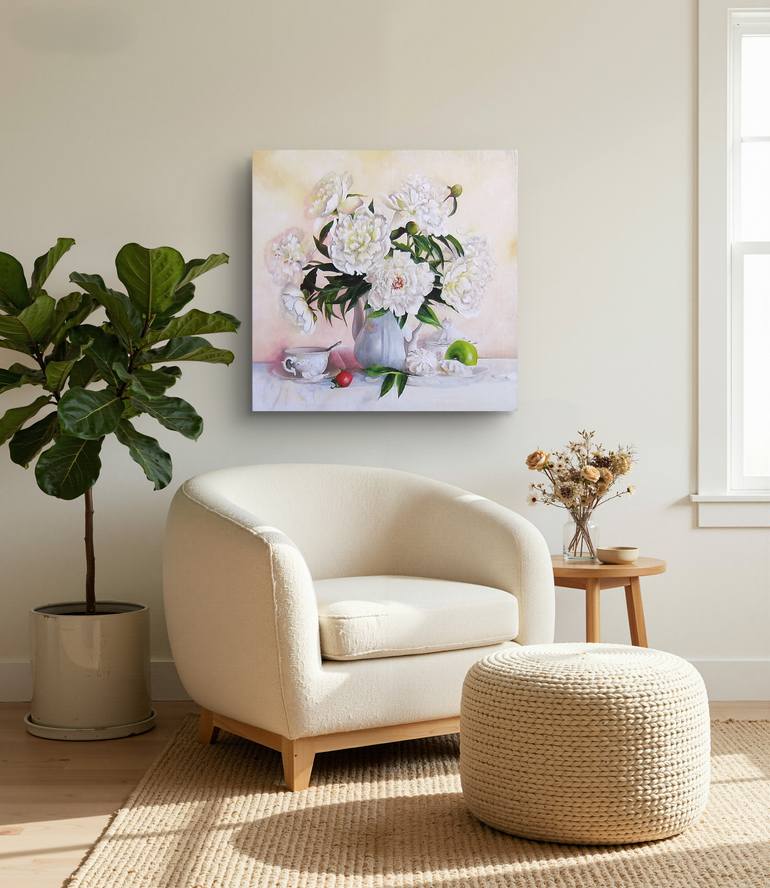 Original Impressionism Still Life Painting by Natalia Shaykina