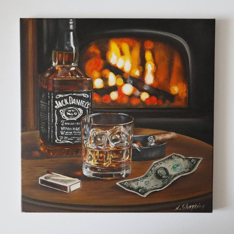 Original Contemporary Food & Drink Painting by Natalia Shaykina
