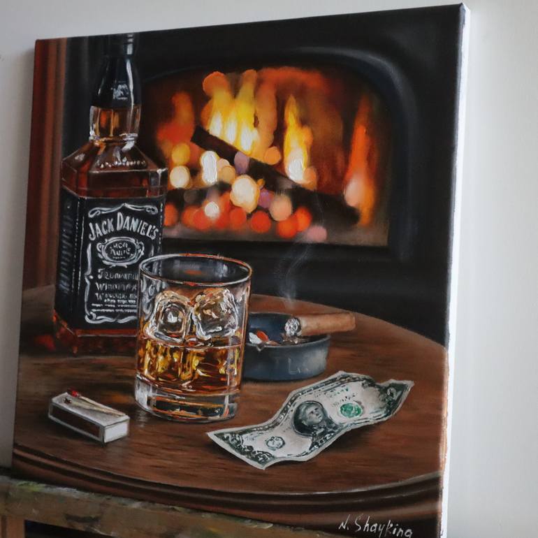 Original Contemporary Food & Drink Painting by Natalia Shaykina