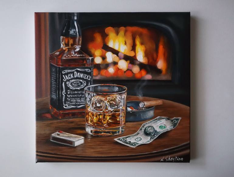 Original Contemporary Food & Drink Painting by Natalia Shaykina