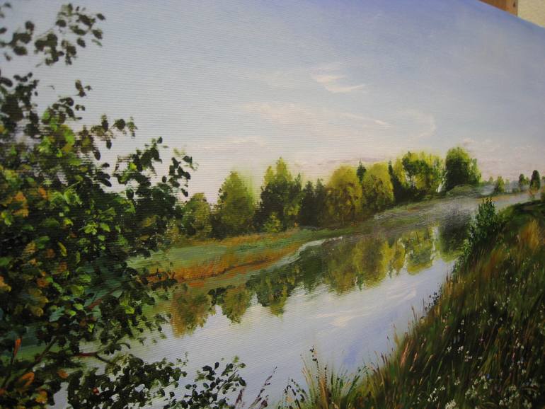 Original Impressionism Landscape Painting by Natalia Shaykina