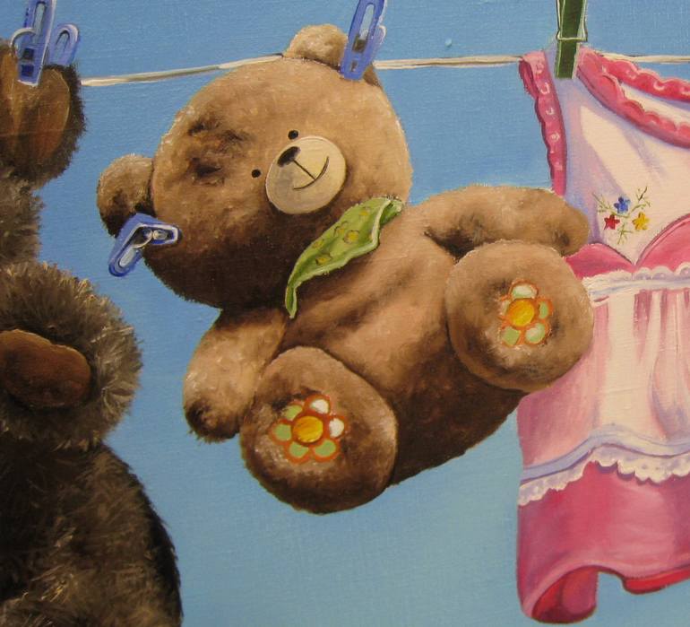 Original Contemporary Children Painting by Natalia Shaykina