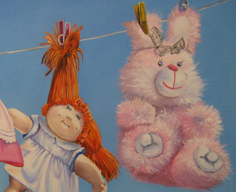 Original Contemporary Children Painting by Natalia Shaykina