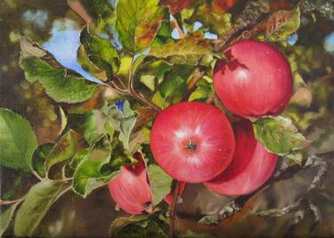 Original Contemporary Botanic Painting by Natalia Shaykina