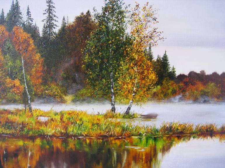 Original Contemporary Landscape Painting by Natalia Shaykina