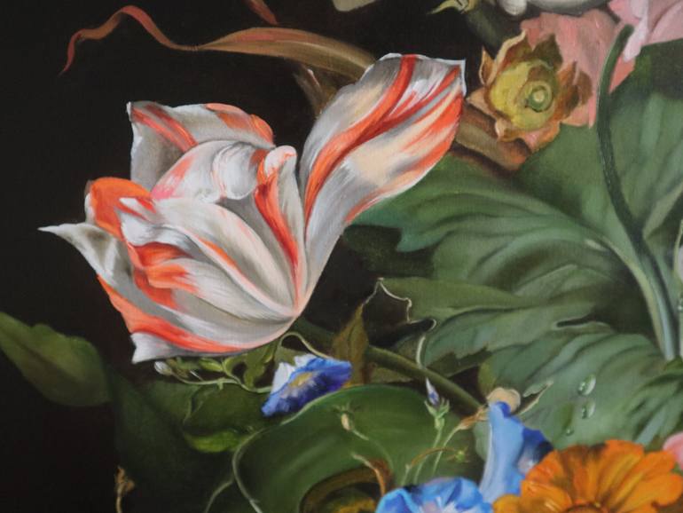 Original Realism Floral Painting by Natalia Shaykina