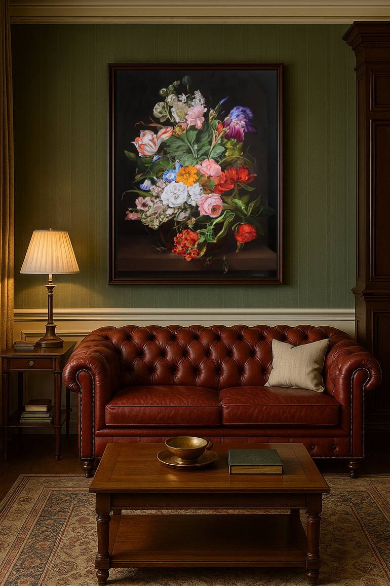 Original Realism Floral Painting by Natalia Shaykina