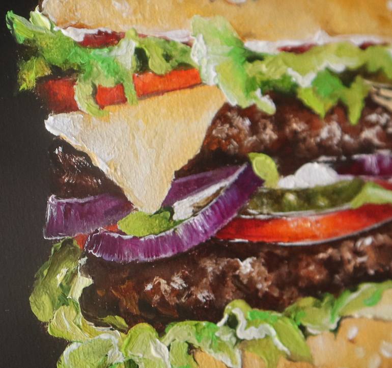 Original Contemporary Food & Drink Painting by Natalia Shaykina