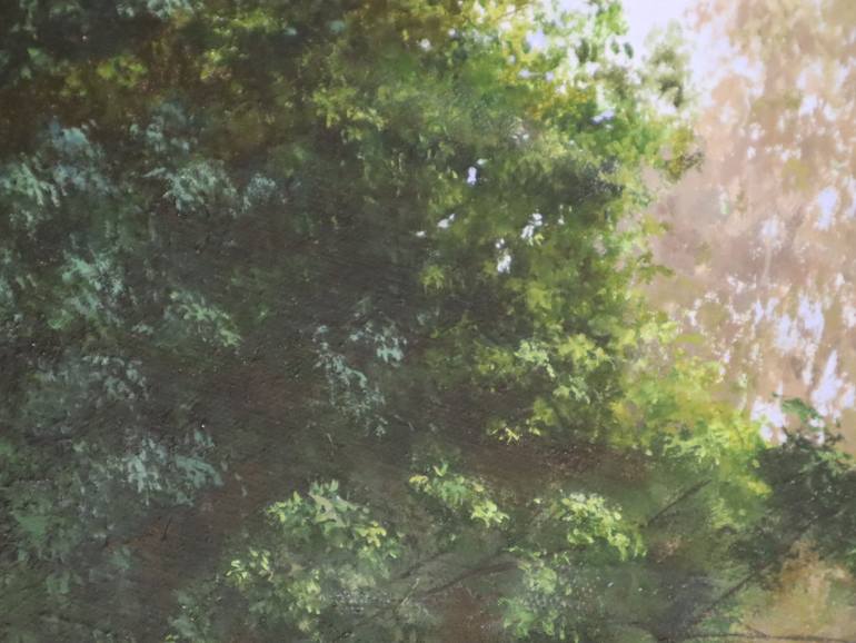 Original Contemporary Sunrise Painting by Natalia Shaykina